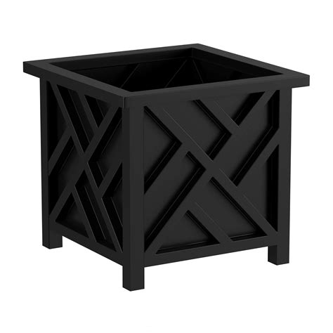 Square Planter Boxes Black (264) 